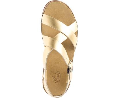 Sandalias Chaco Mujer Wayfarer Doradas España IOJG25470